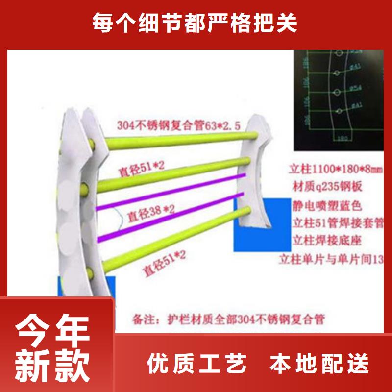 不锈钢复合管-木纹转印护栏长期供应