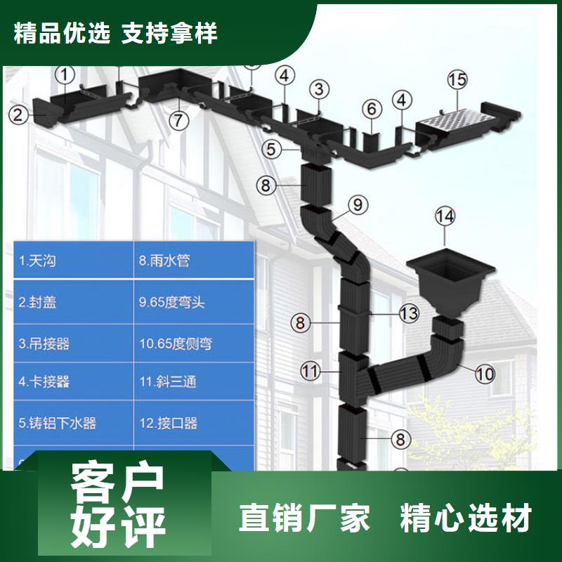 铝合金雨水管厂房外墙用