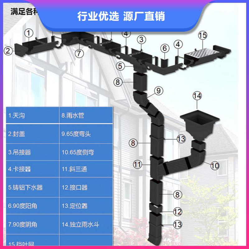 120*150彩铝排水管免费拿样