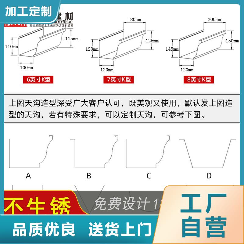 彩铝雨水槽全国送货