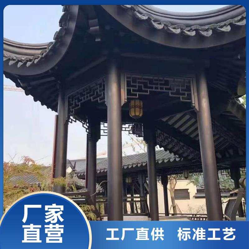 铝代木古建垂花柱安装