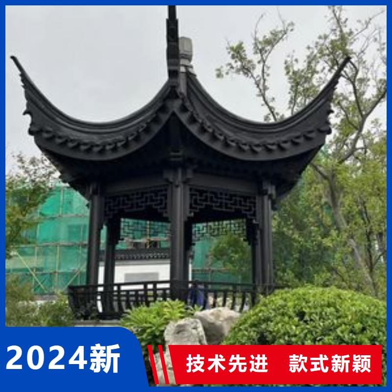 铝代木古建金花板安装