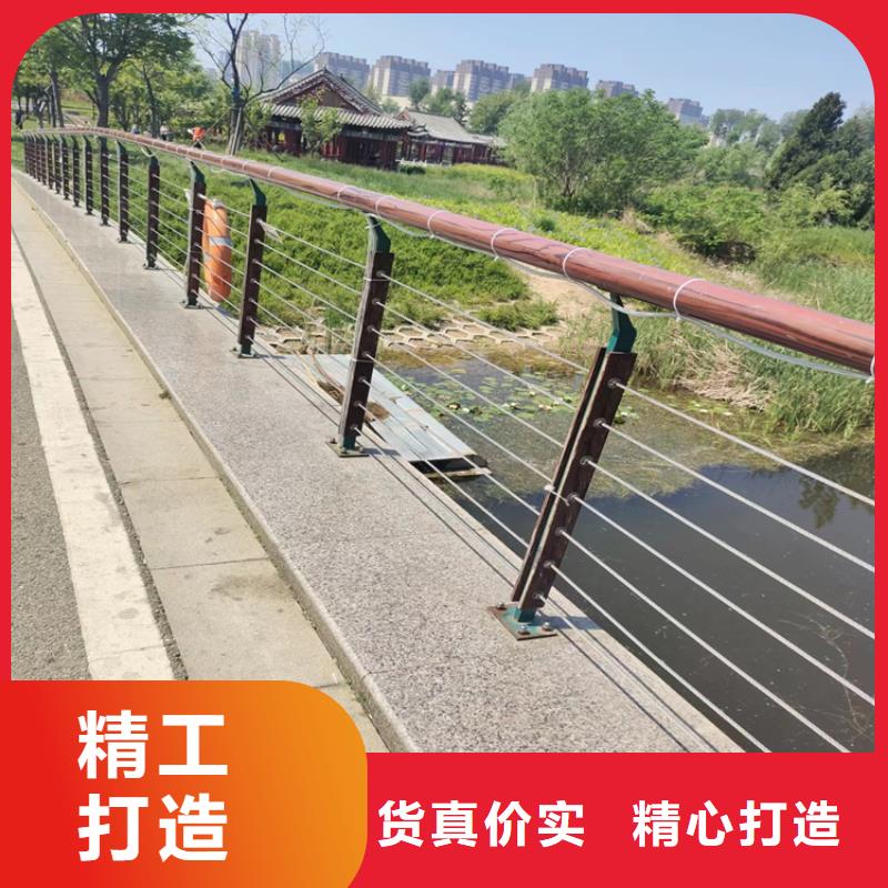 铝合金灯光河道栏杆容易安装