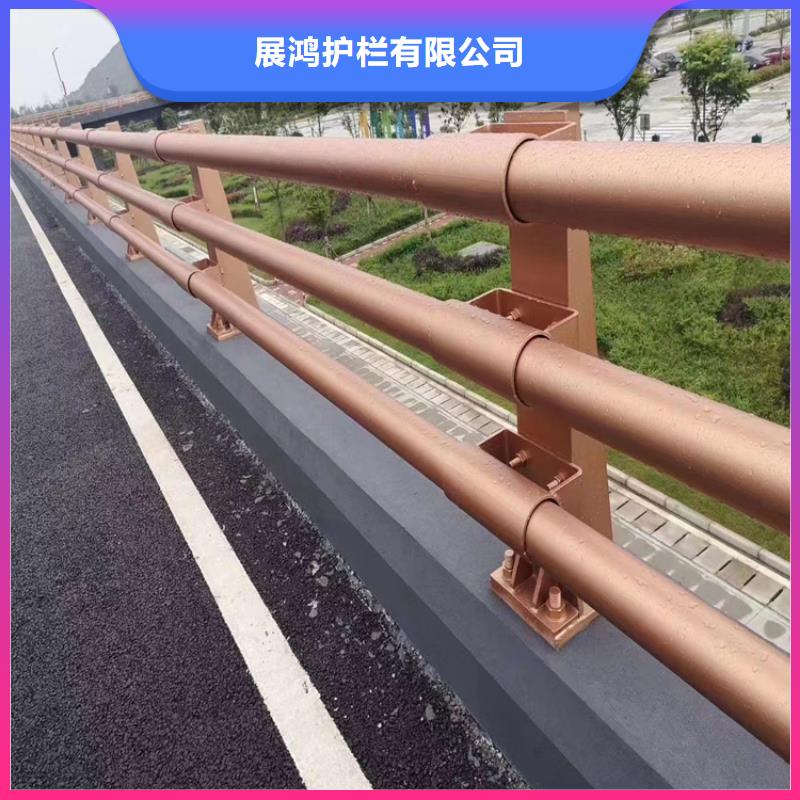 陕西省【西安】直供钢板静电喷塑桥梁立柱展鸿护栏长期有售