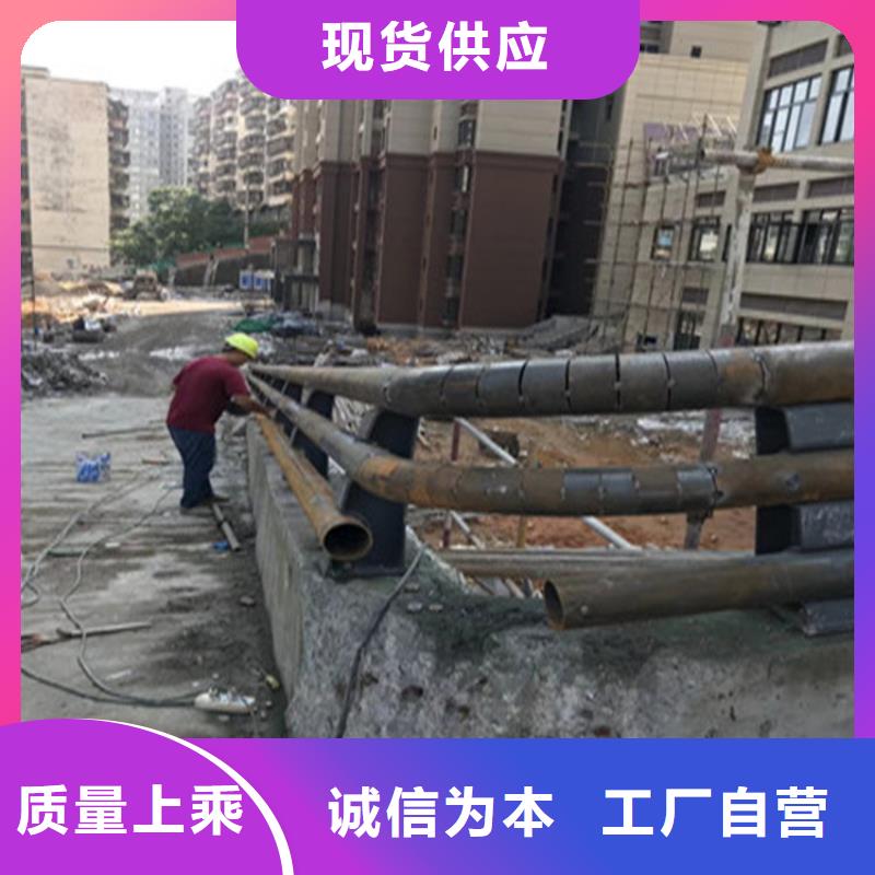 椭圆管喷塑景观护栏表面光亮造型美观