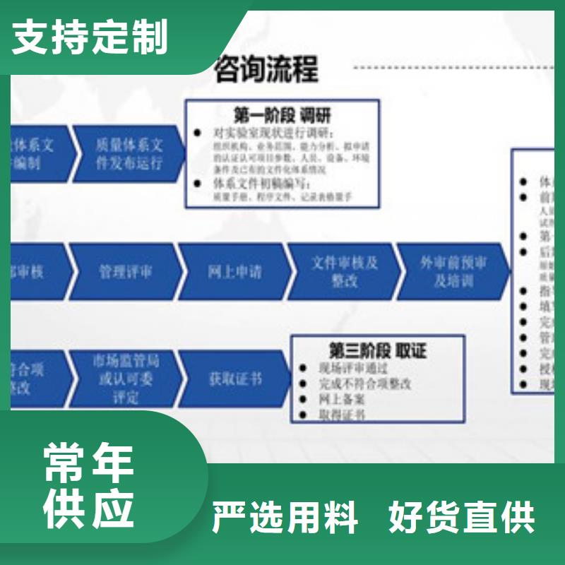 CMA资质认定CNAS申请流程好产品不怕比