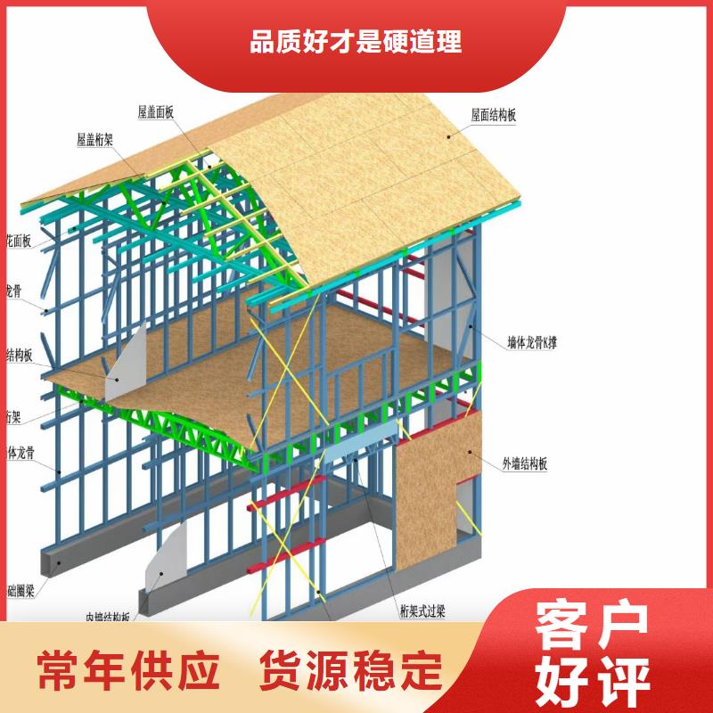 【现代风格轻钢别墅轻钢别墅售后无忧】