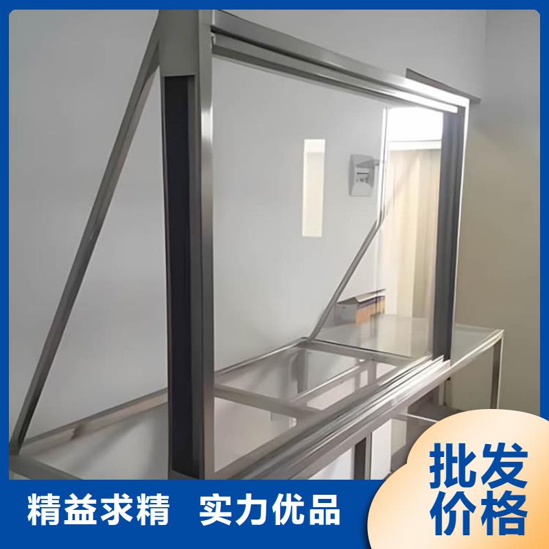 400*600mm铅玻璃上门施工