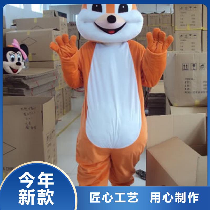 辽宁大连卡通行走人偶制作厂家/套头毛绒公仔加工