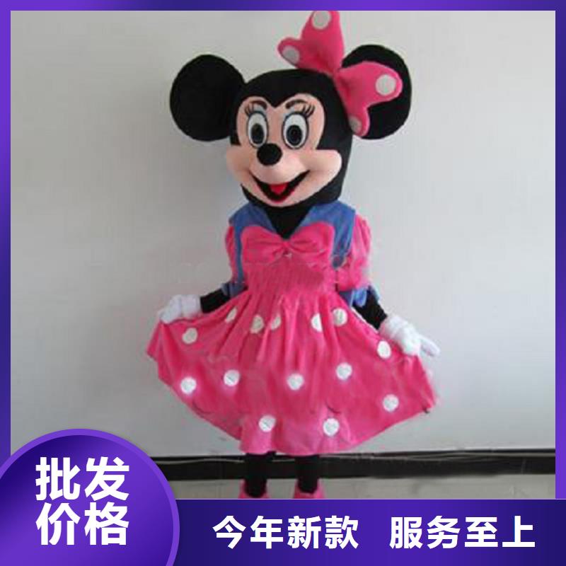 行走人偶服装定制厂家,套头玩偶服发货快