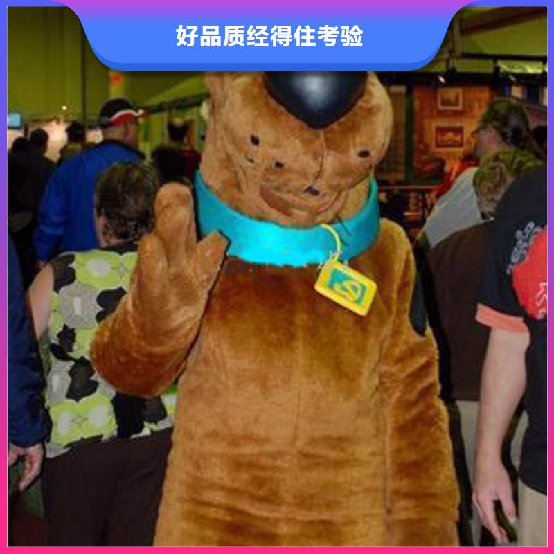 福建福州卡通行走人偶定做厂家/开张毛绒公仔可清洗