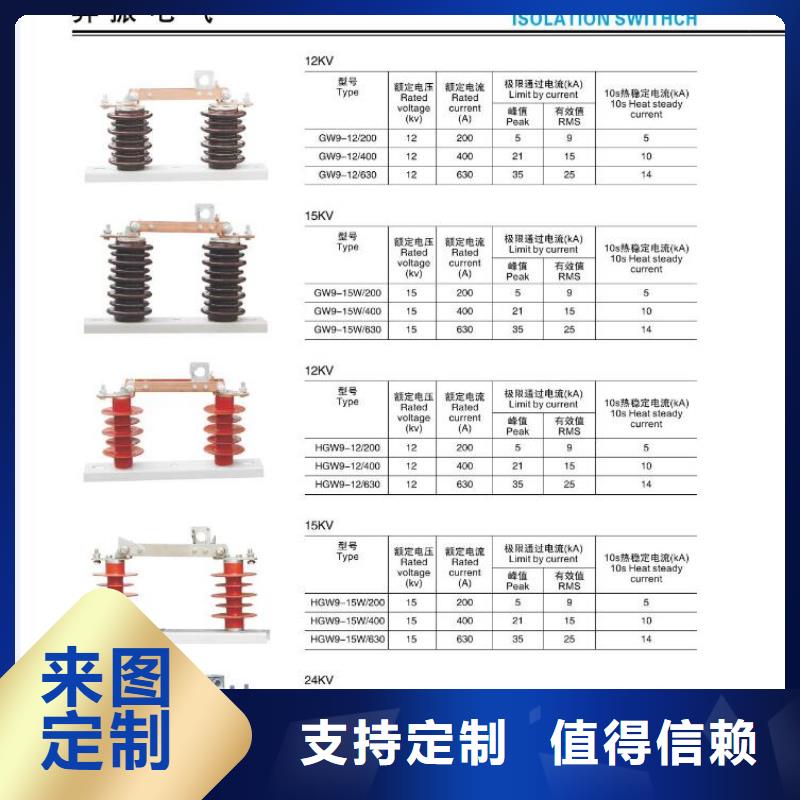 高压隔离开关跌落式熔断器信誉至上