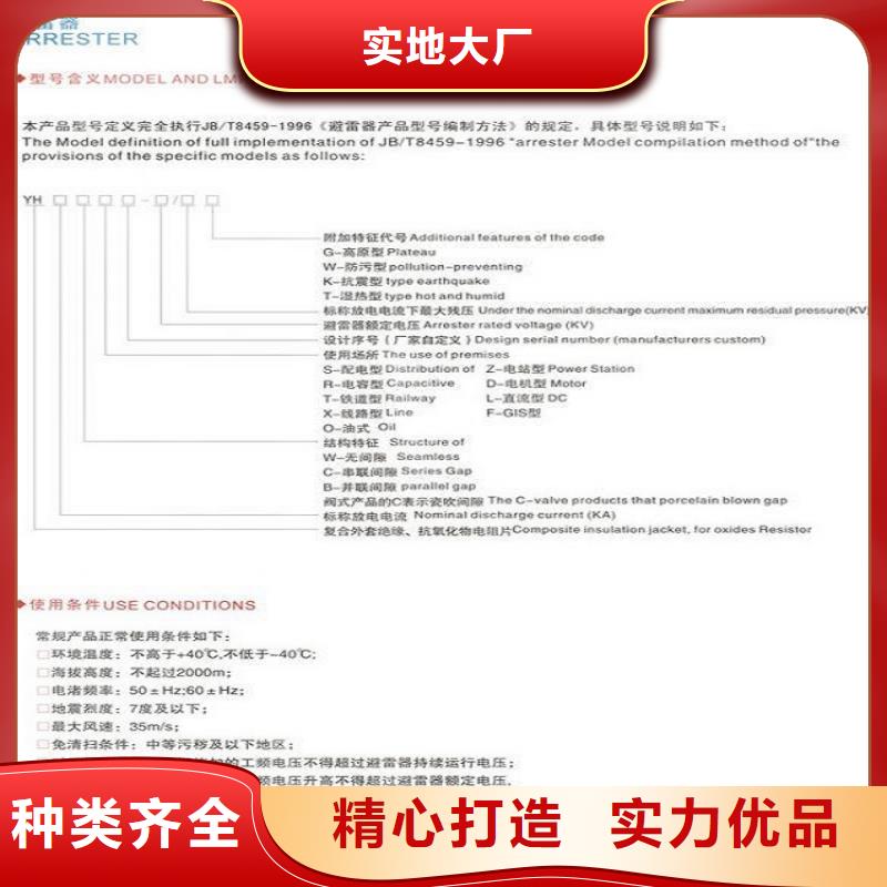 【羿振电气】避雷器HY5WDG-17/50T