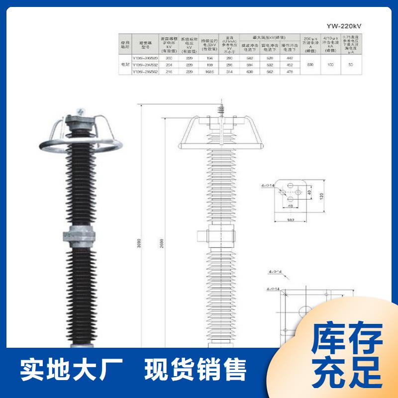 氧化锌避雷器Y10W-102/266量大从优