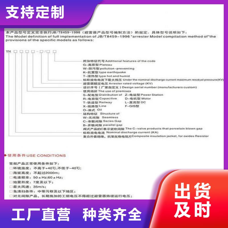 跌落式避雷器HY5WS-17/50DL-TB