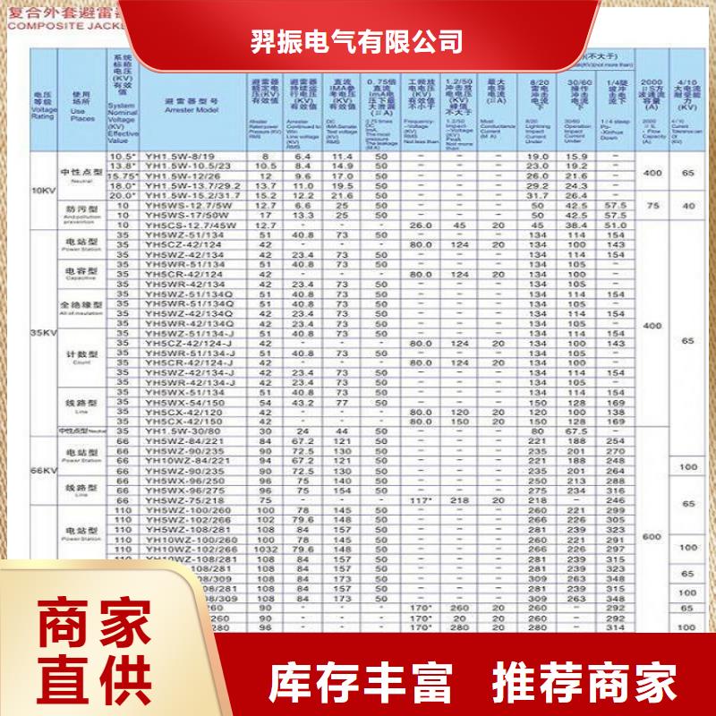 避雷器HY10WZ-51/134G