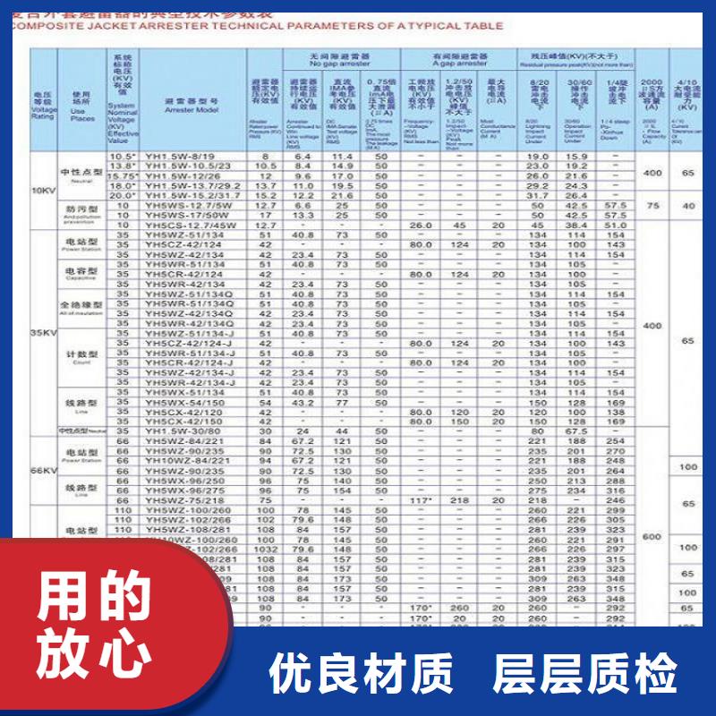 避雷器Y10W-204/532浙江羿振电气有限公司