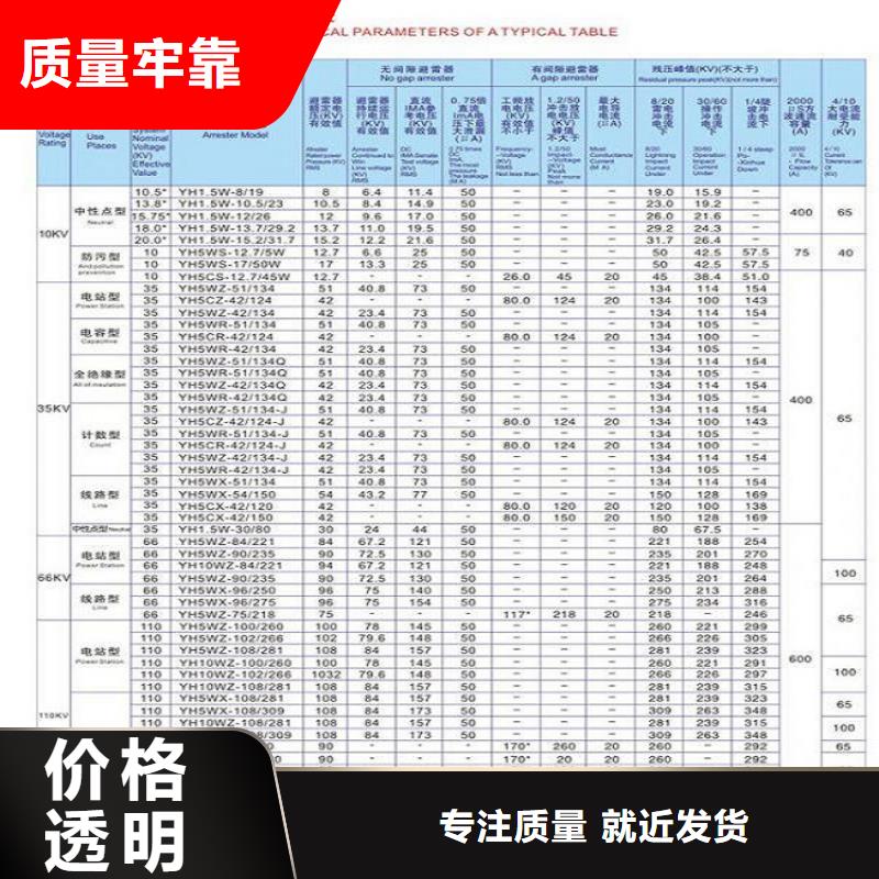 【羿振电气】避雷器Y20W-468/1120