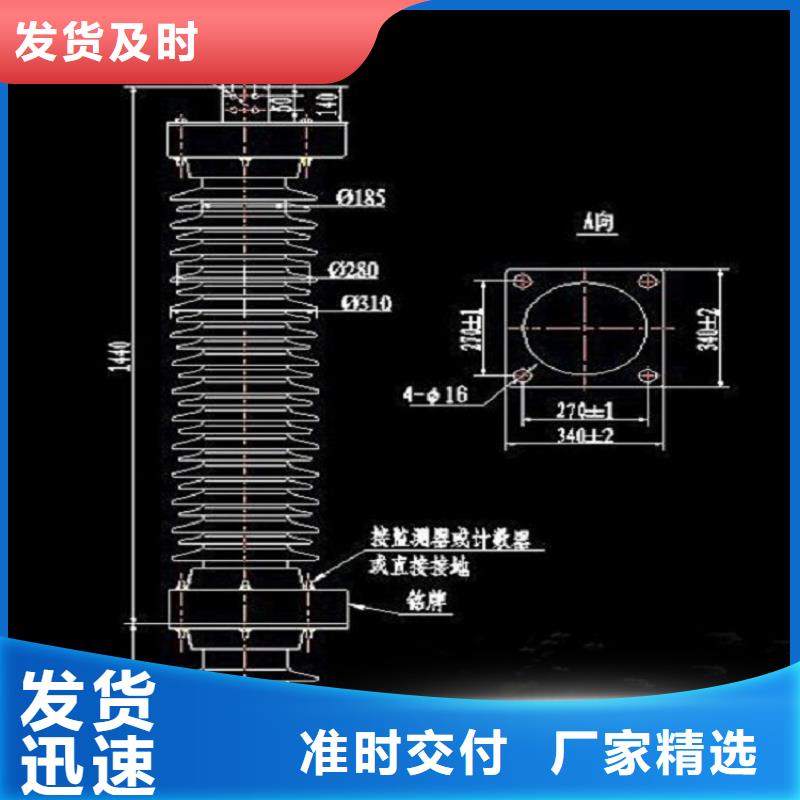 金属氧化物避雷器Y10W1-100/260