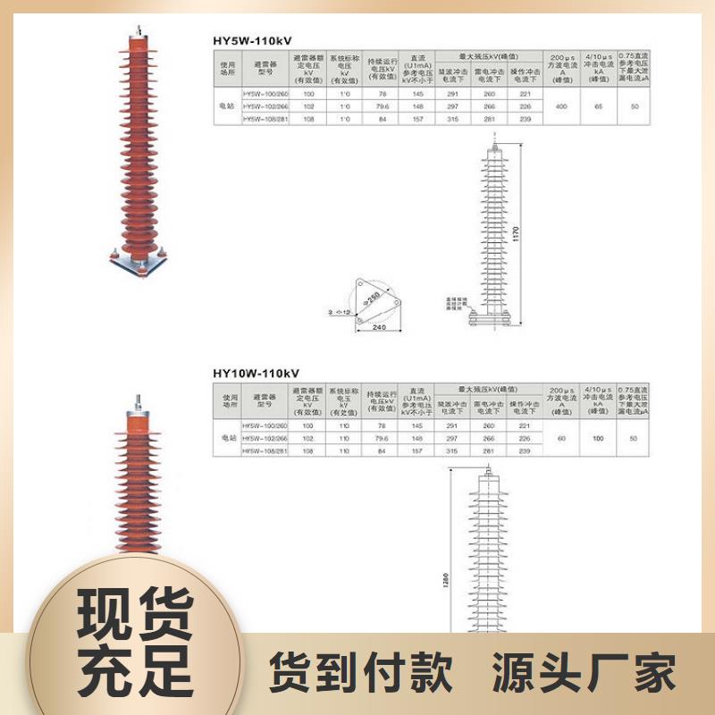 氧化锌避雷器Y10W-102/266量大从优