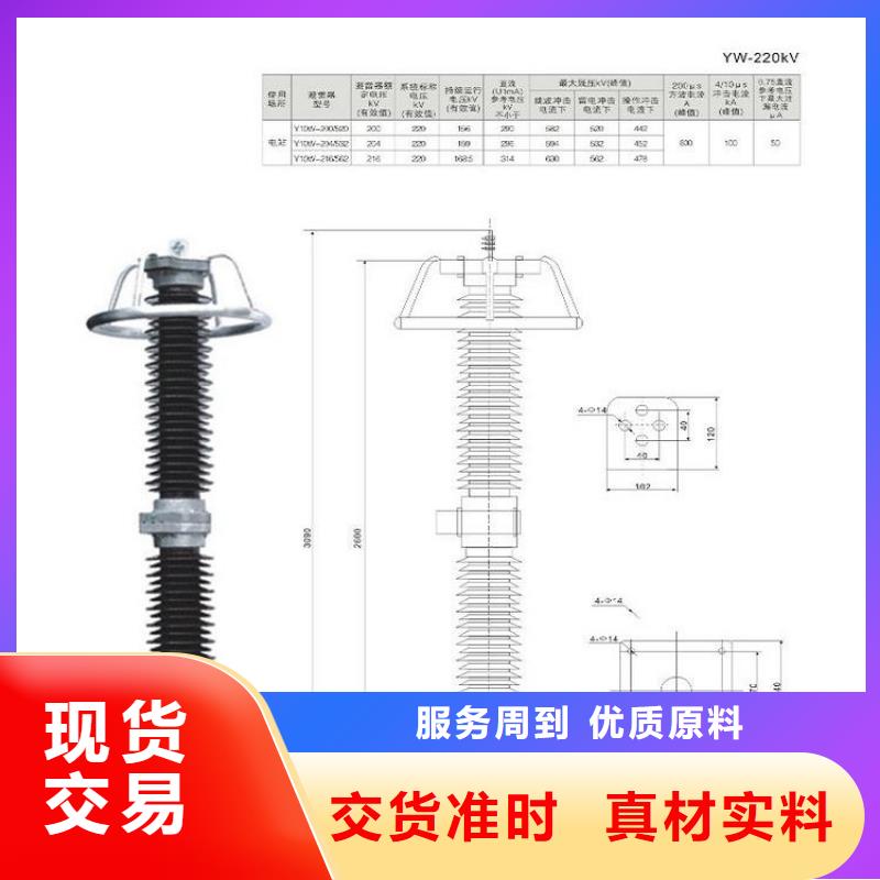 金属氧化物避雷器Y10W-204/532生产厂家