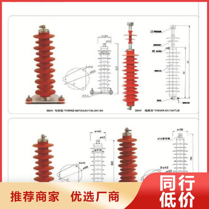 【羿振电气】氧化锌避雷器YH5WX-51/134