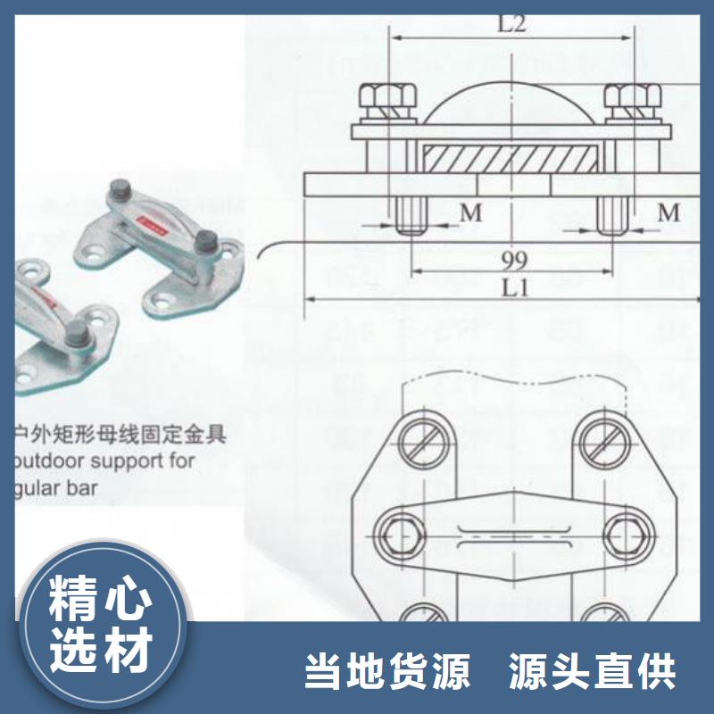 硬母线固定金具MWL-304-铜母线夹具MWP-101