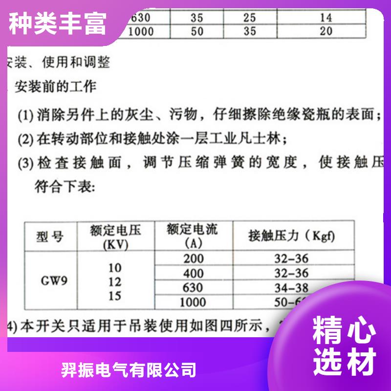 【羿振电气】高压隔离开关HGW9-24KV/400