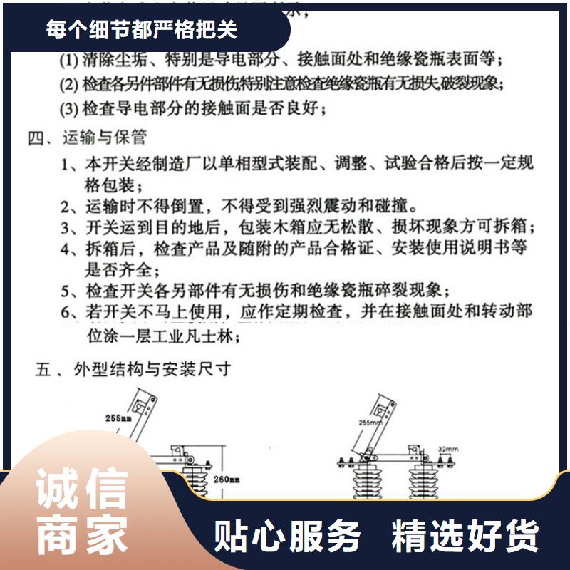 品牌【羿振电气】HGW9-10W/200隔离刀闸生产厂家