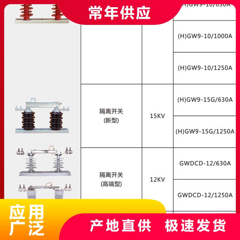 户外高压隔离开关HGW1-10KV/630A