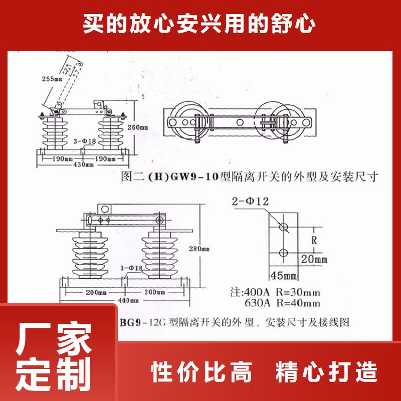 【高压隔离开关】HGW9-10G(W)/630