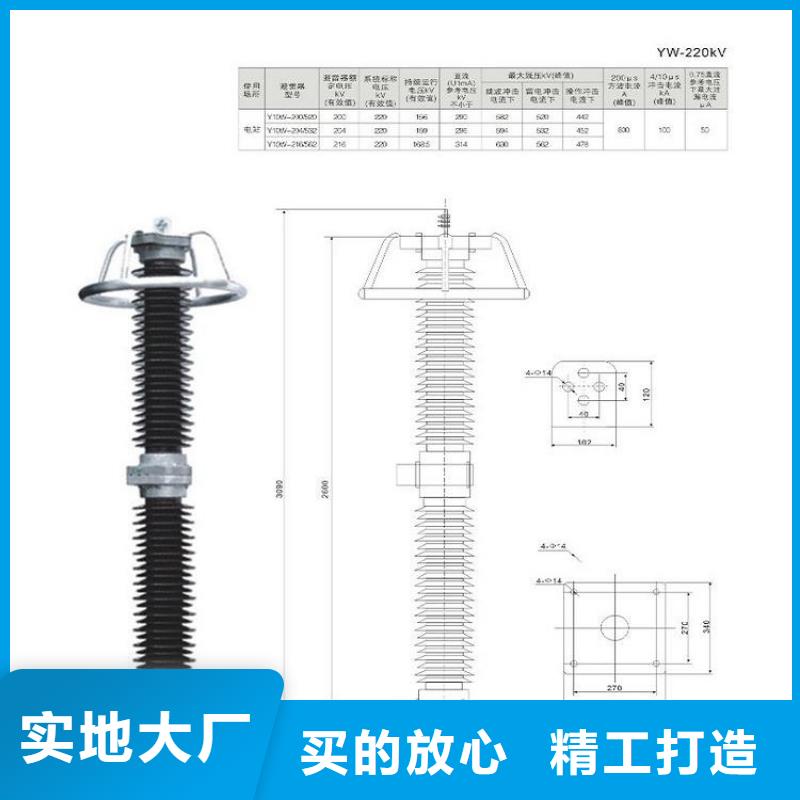 HYSWS-17/50金属氧化物避雷器浙江羿振电气有限公司