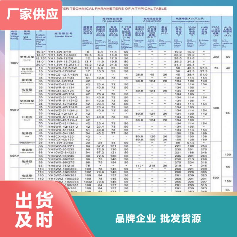 35KV线路氧化锌避雷器HY5WZ-51/134Q【羿振电力】