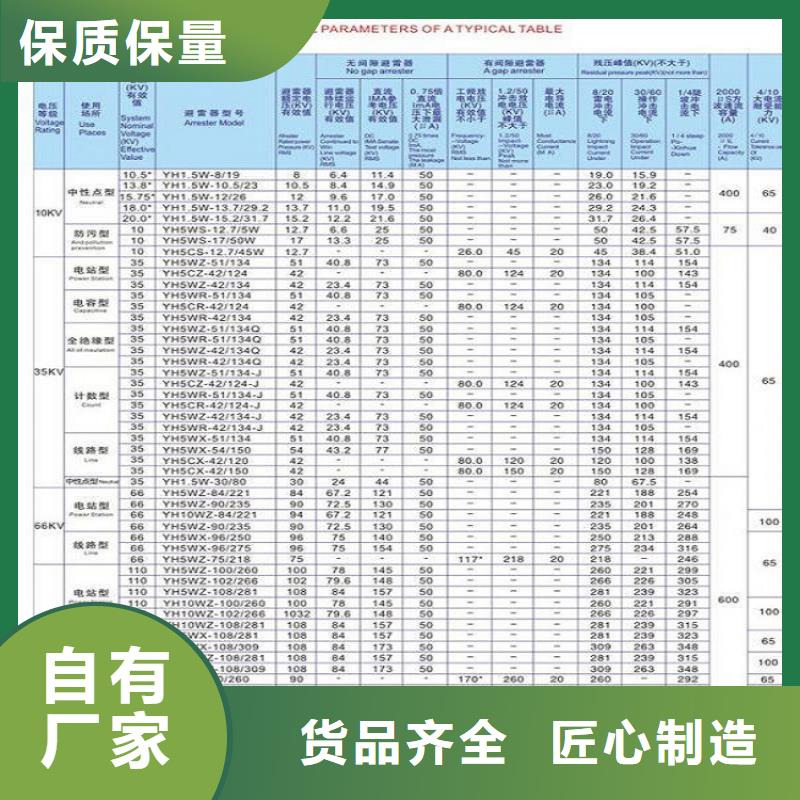 【羿振电力】35KV线路氧化锌避雷器HY5WZ-51/134Q