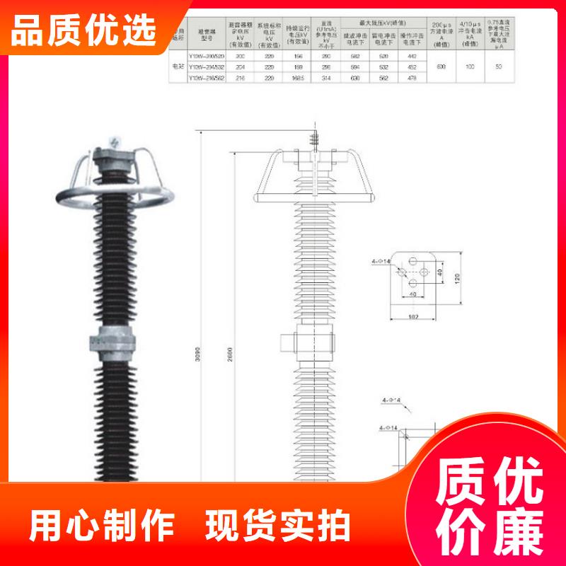 氧化锌避雷器Y10W-204/532浙江羿振电气有限公司