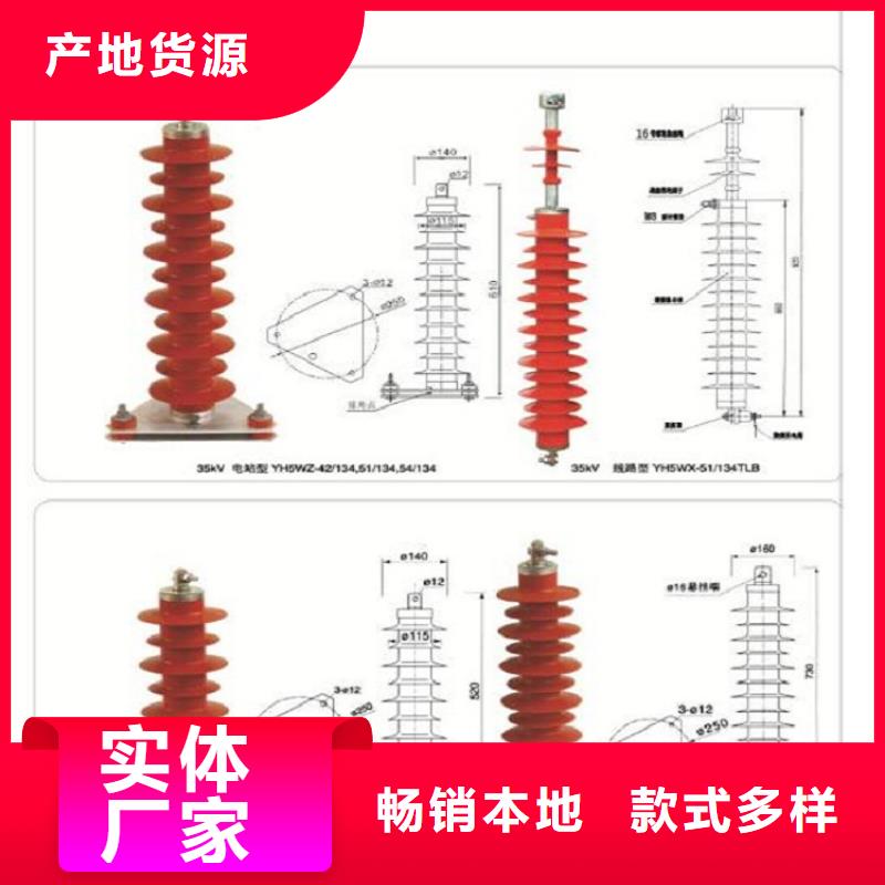 【羿振电力】35KV线路氧化锌避雷器HY5WZ-51/134Q