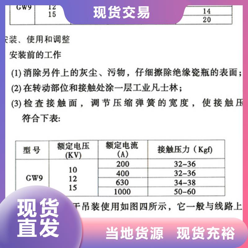 【高压隔离开关】HGW9-12KV/1000A