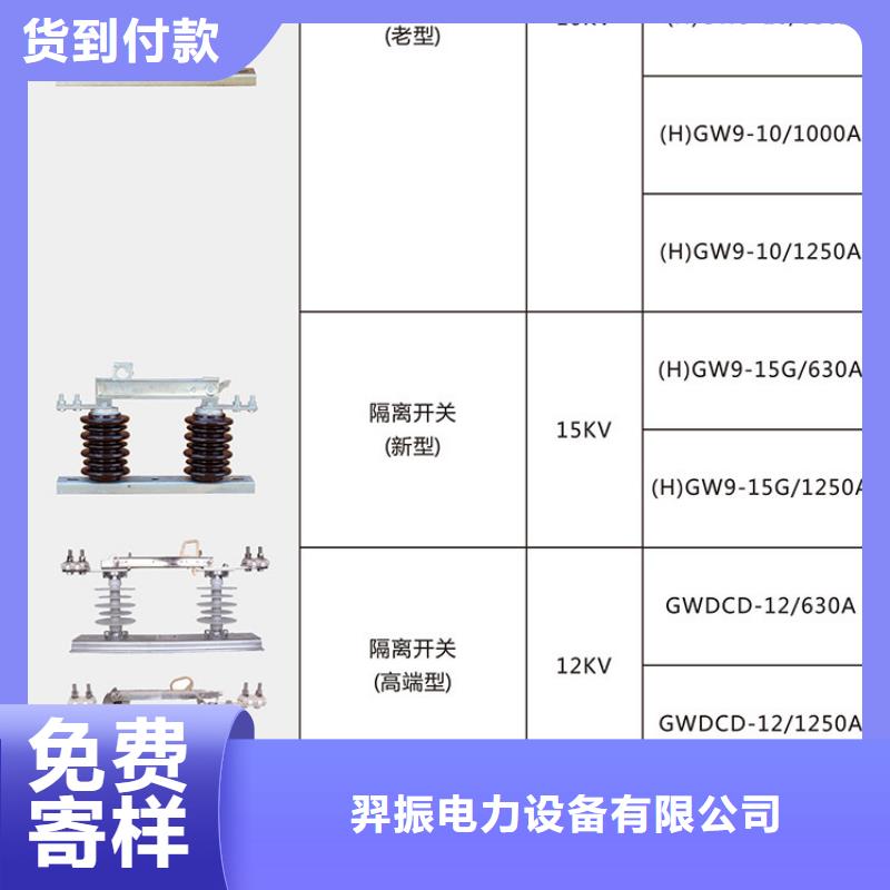 【隔离开关】10KV单级隔离开关HGW9-10G(W)/200A