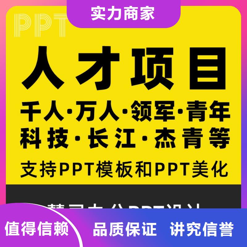 PPT代做人才申报