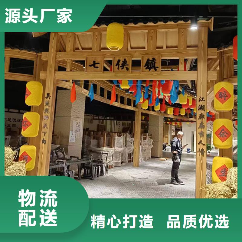 仿古园林建筑木纹漆全包施工价格