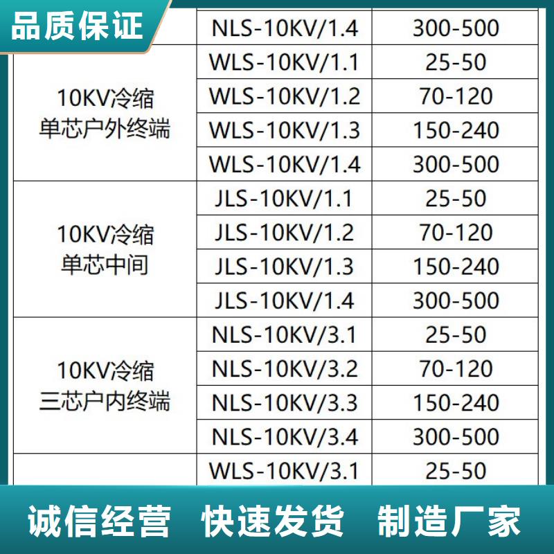 JSY-1/1.3单芯中间接头