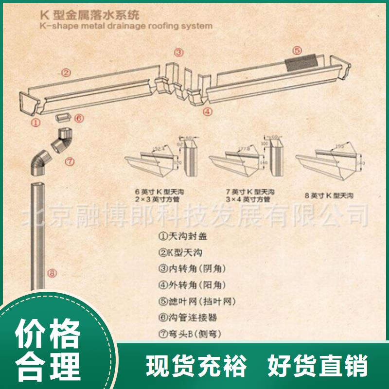 彩铝落水槽施工